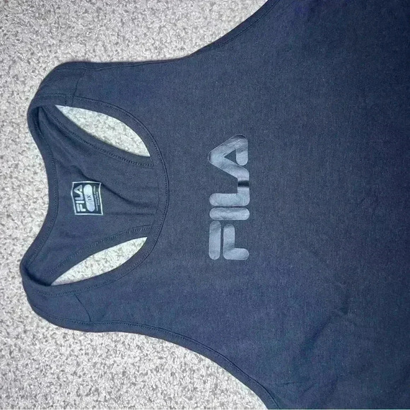Fila plus size black open back tank size 1X - Picture 3 of 7